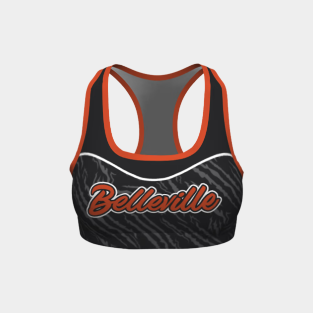 women sports bra SB-104 front view breathable stretch fitness bra