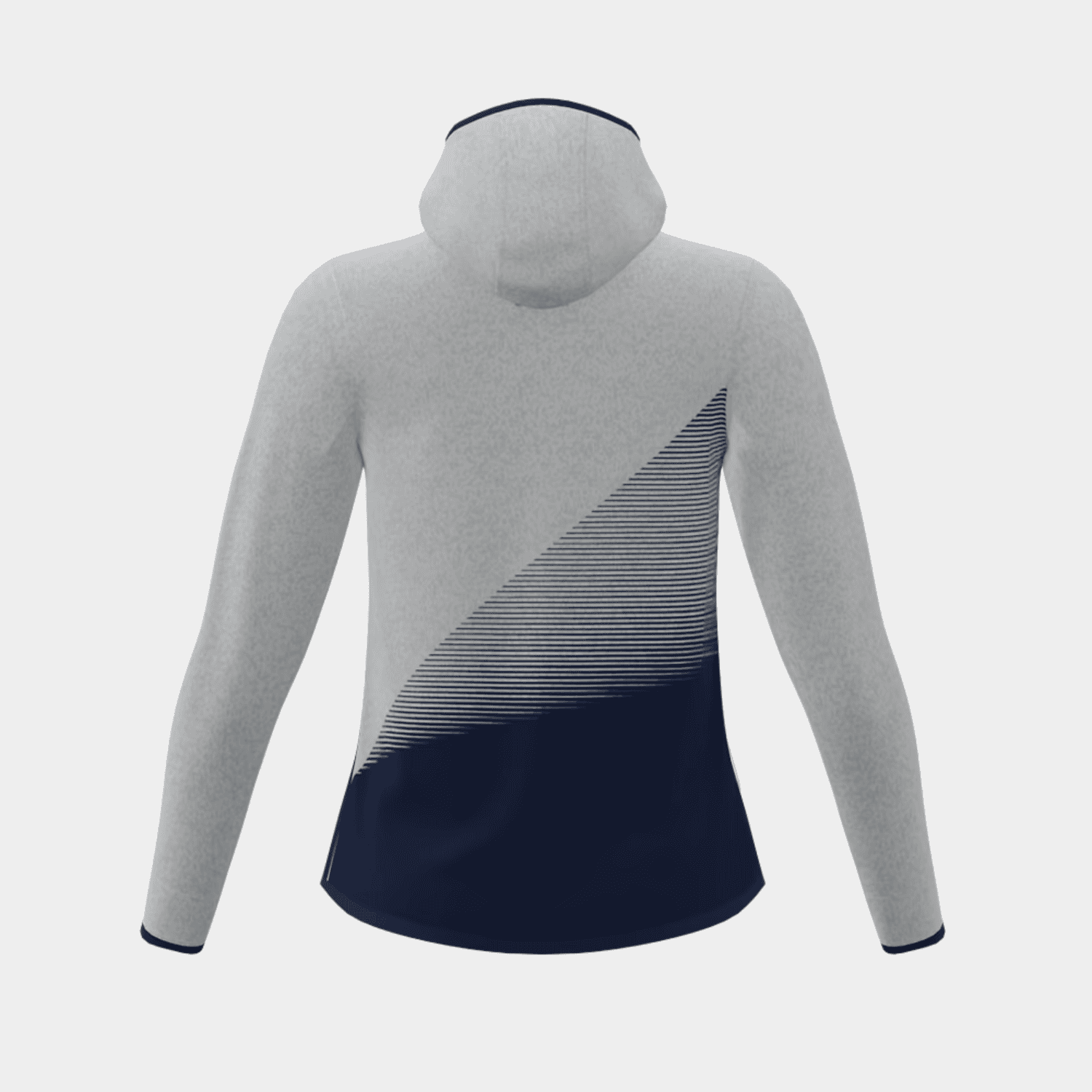 Custom Hoodie H-102 Back View – Wholesale Hoodie Manufacturer