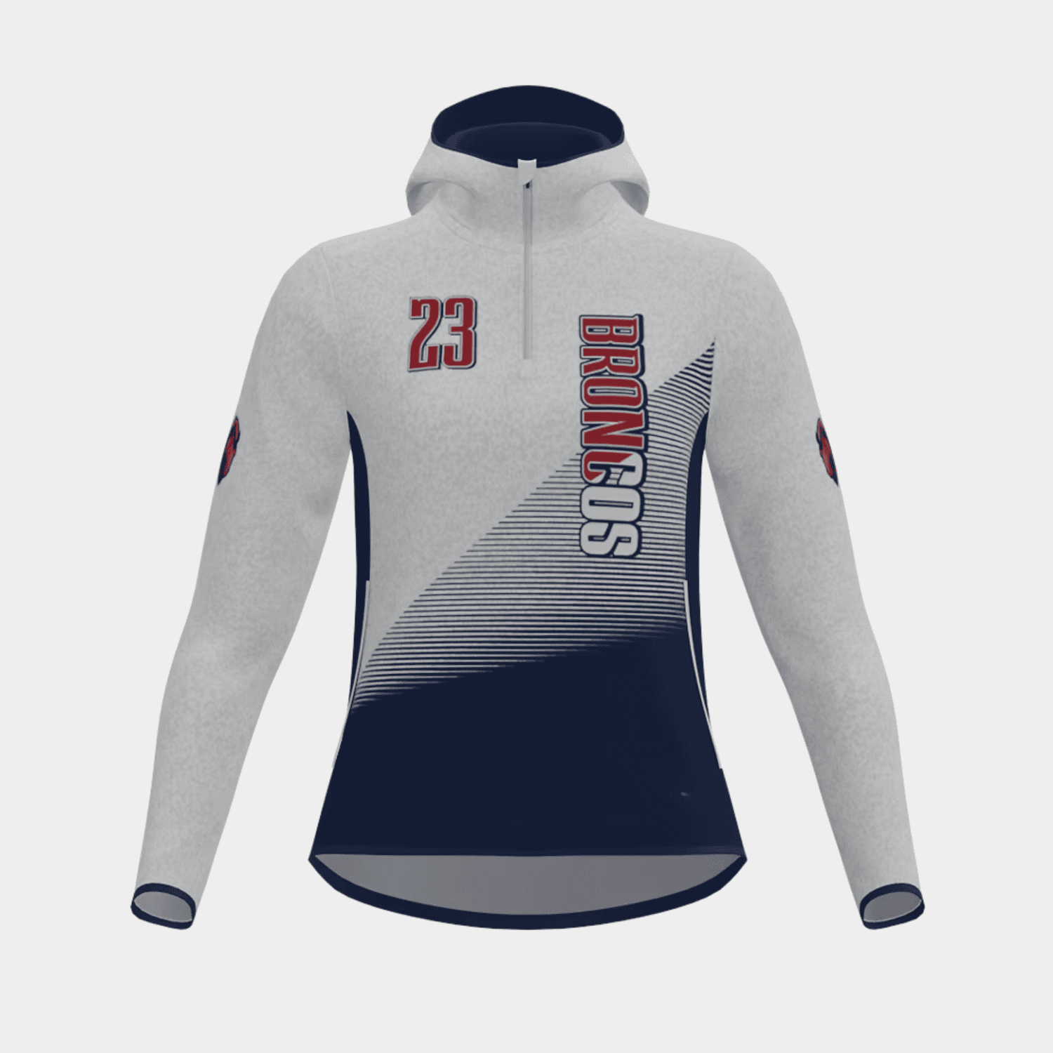 Custom Hoodie H-102 Front View – Custom Hoodie Manufacturer