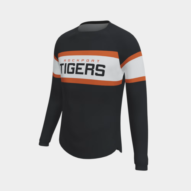 sweatshirt with crew neck design – soft fleece winter pullover