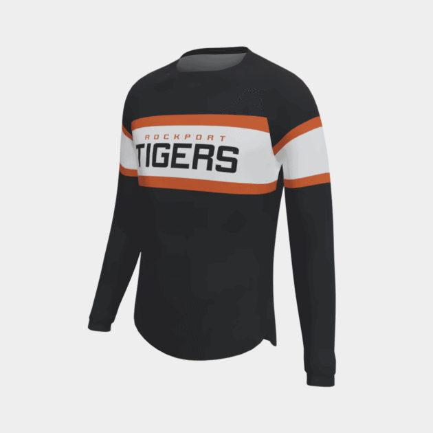 sweatshirt with crew neck design – soft fleece winter pullover