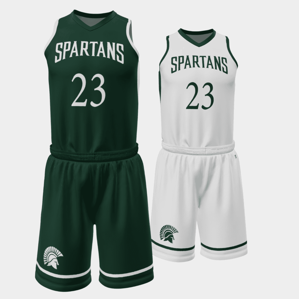 Premium USA basketball uniforms with breathable moisture-wicking fabric and custom made basketball jersey for teams