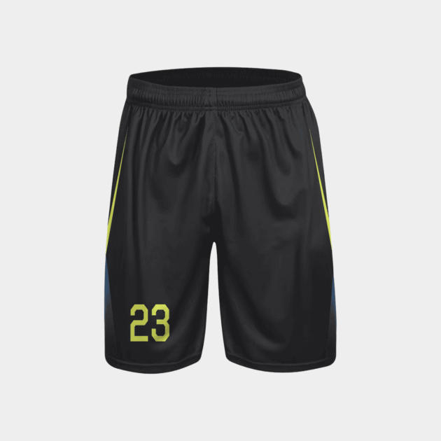 Premium quality gym shorts made with breathable moisture-wicking fabric for comfortable athletic training and fitness activities.