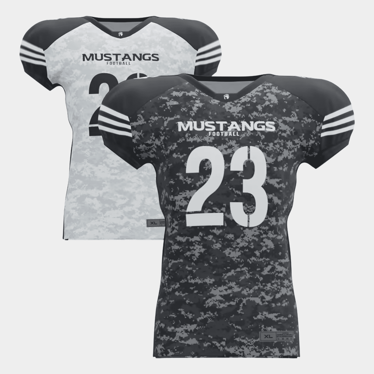 Premium custom football jersey made with breathable moisture-wicking fabric for high-performance sports wear, suitable for men's sports wear and women's sports wear in the USA.