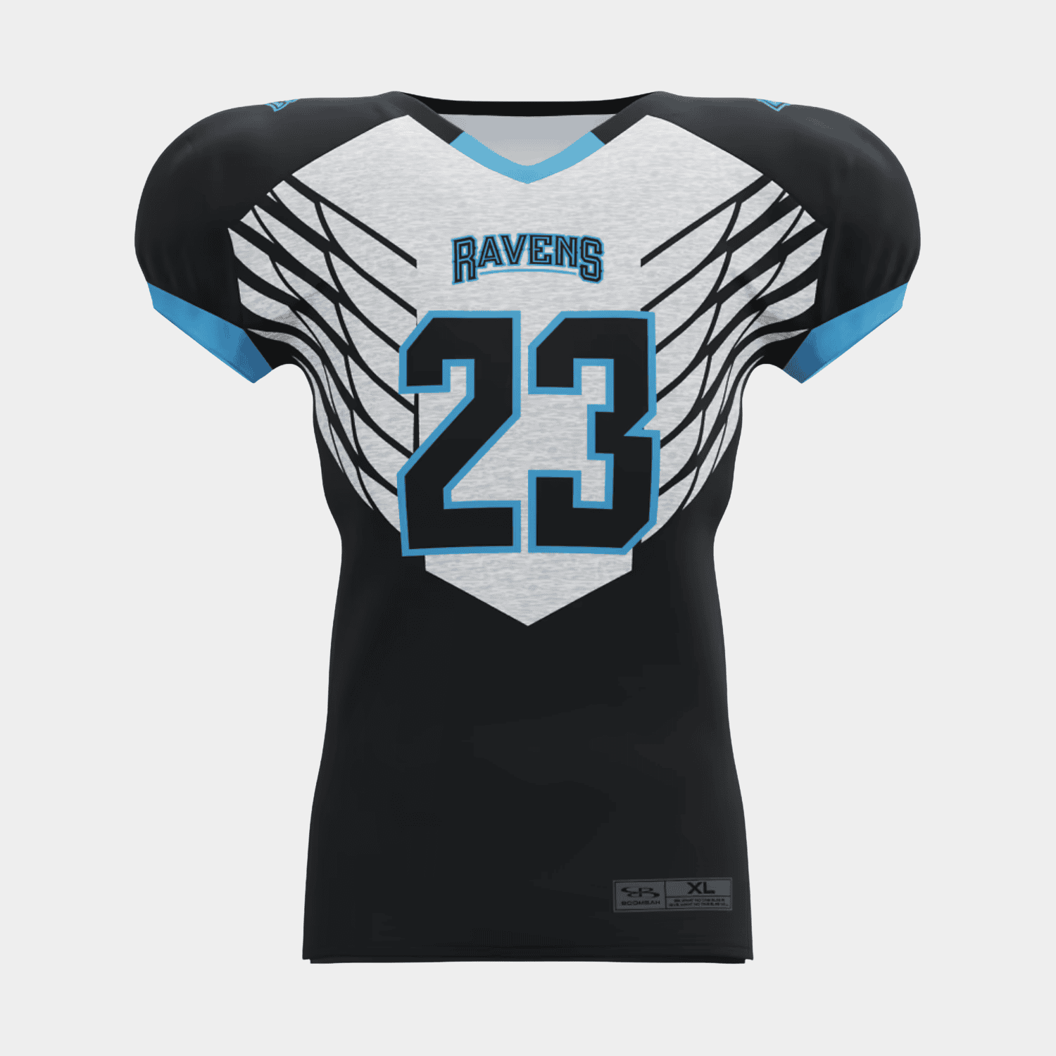Premium custom football jerseys made with high-performance fabric for comfort, durability, and professional sports wear.