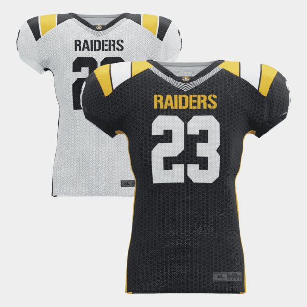 Premium custom football jersey manufactured with moisture-wicking performance fabric for sports apparel custom, men's sports wear, and professional football teams in the USA.