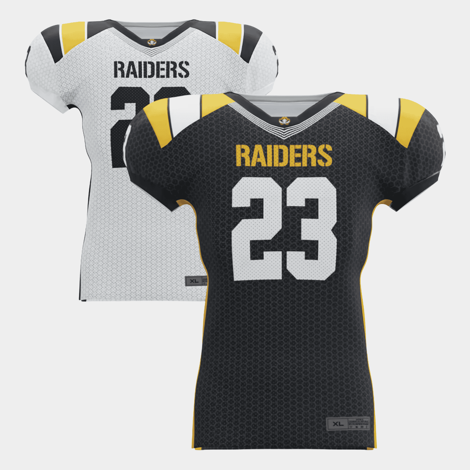 Premium custom football jersey manufactured with moisture-wicking performance fabric for sports apparel custom, men's sports wear, and professional football teams in the USA.
