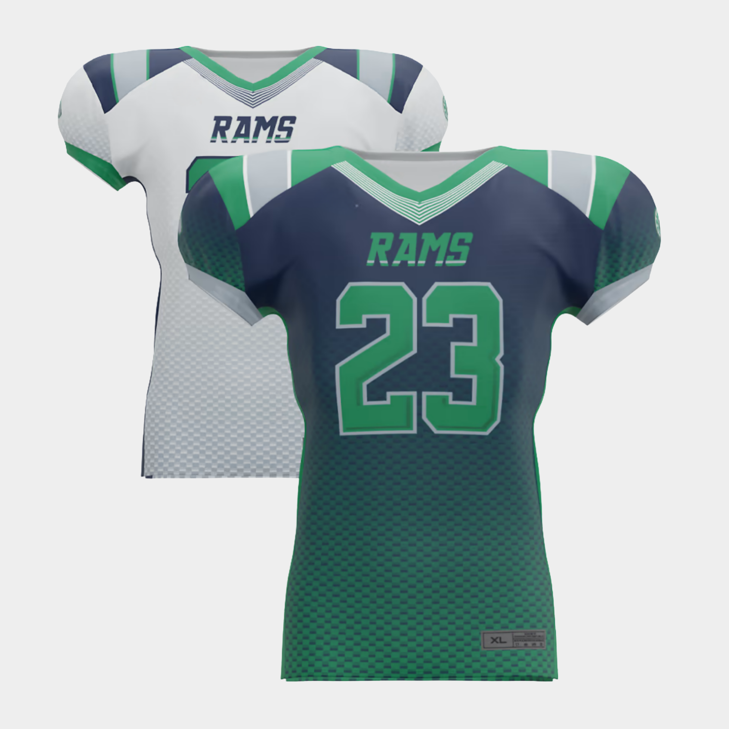 Premium custom football jersey crafted with durable performance fabric, reinforced stitching, breathable construction, and professional finishing by a trusted sportswear manufacturer. Ideal for teams, clubs, schools, leagues, and organizations seeking high-quality custom jerseys football and mens sports wear in the USA.