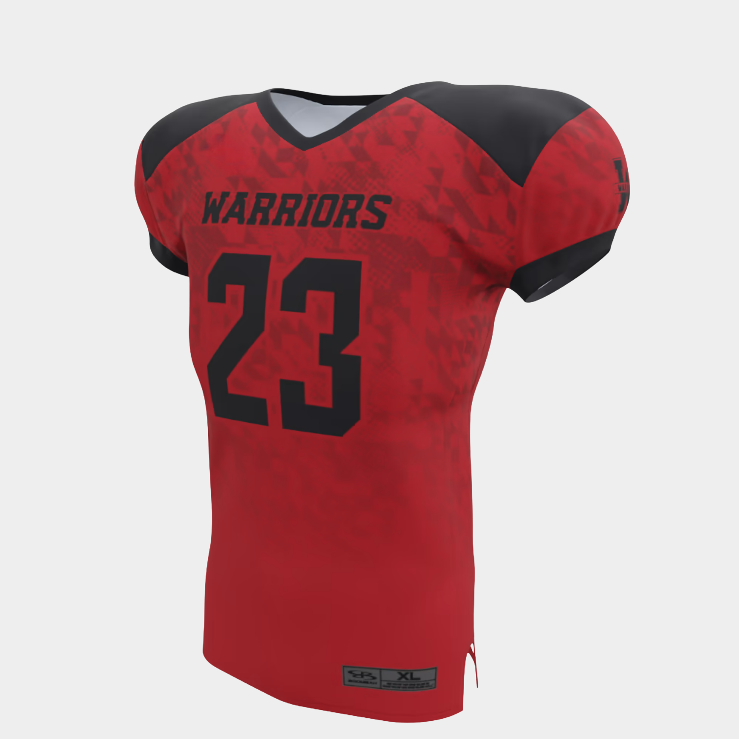 Premium custom football jersey made with breathable moisture-wicking fabric for sports wear, custom jerseys football, men's sports wear, and professional team performance in the USA.