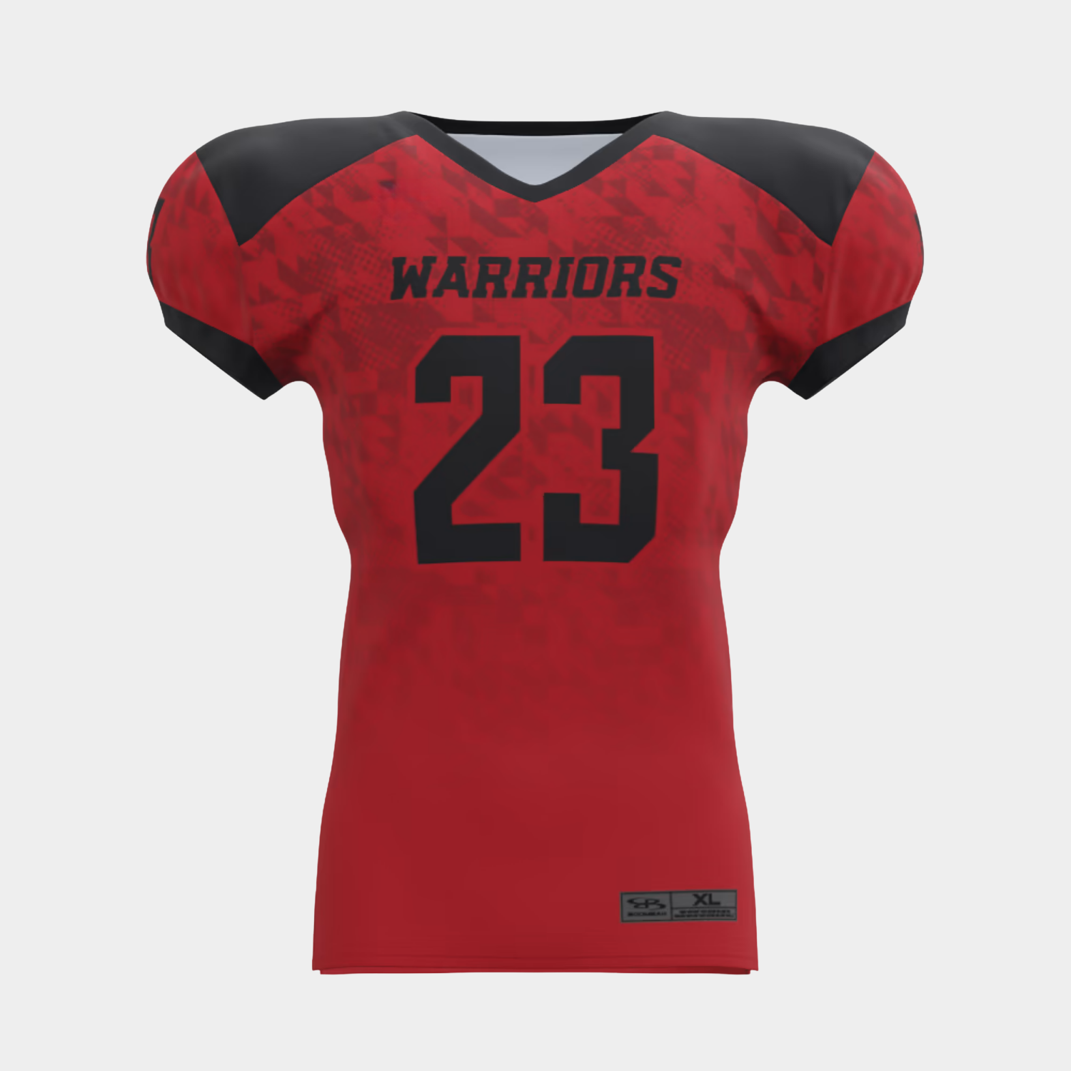Premium custom football jersey made with breathable moisture-wicking fabric for sports wear, custom jerseys football, men's sports wear, and professional team performance in the USA.