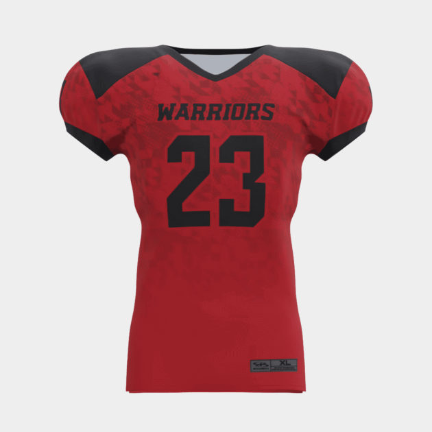 Premium custom football jersey made with breathable moisture-wicking fabric for sports wear, custom jerseys football, men's sports wear, and professional team performance in the USA.