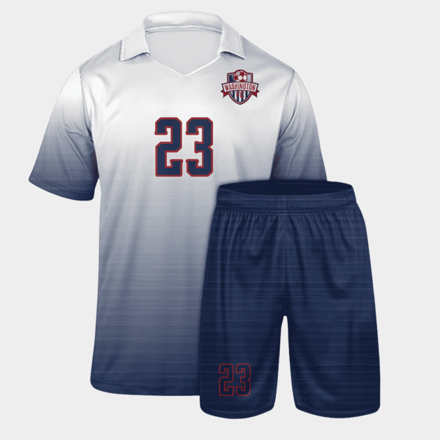 Premium custom soccer uniforms with high-quality jersey and shorts set designed for comfort, durability, and athletic performance.